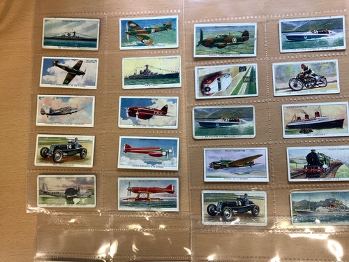 Cigarette cards wills - wills, speed