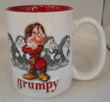 Disney White & Red 'Grumpy' 3D Large Mug A78 G224