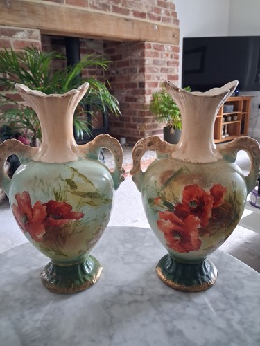 Pair antique robert hanke - antique,