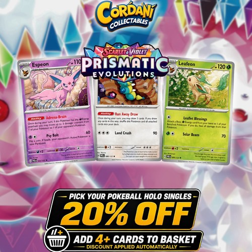 Pokemon prismatic evolutions - -,