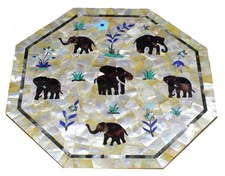 18" Marble Coffee Table Top