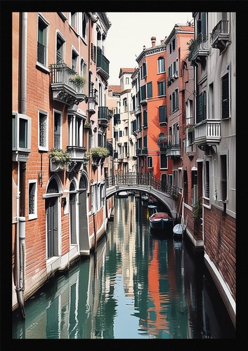 Intimate venice canals framed - intimate,
