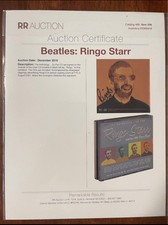 The Beatles Ringo Starr Signed