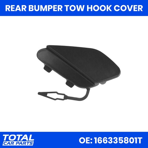 Rear bumper tow hook cover - hook, eye