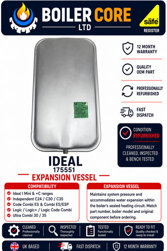 Ideal 175551 expansion vessel - 175551,