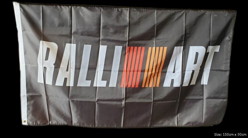 Ralliart flag for mitsubishi - flag,