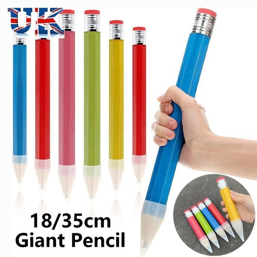 Wooden big pencil with - wooden,