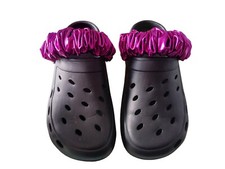 Metallic Purple croc strap