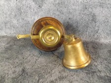 Antique Old Victorian Brass Servants Butler Bell Pull Door Shop (