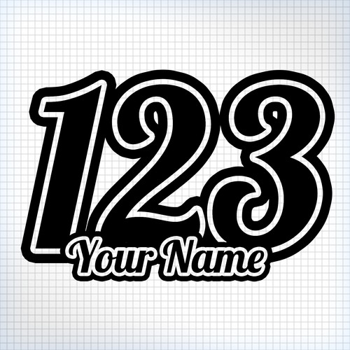 Race numbers with name - x,