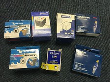 Original impega Viking Pelikan Epson Black & Colour Ink Cartridges 