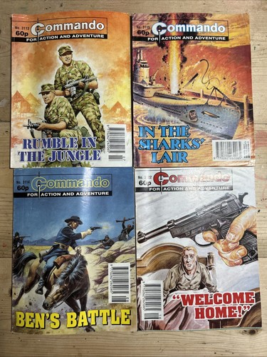 Commando war comics lot 4 - commando,