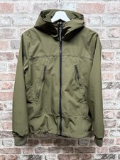 C.P. Company Softshell-R Goggle Hood Jacket Khaki D/Green Size Small Aged 14-15
