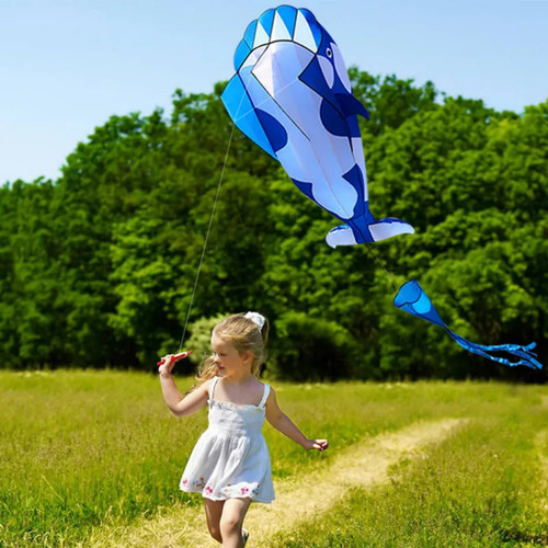 Giant dolphin whale kite - dolphin,