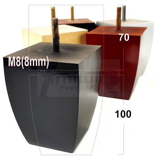 Wooden square furniture - 4x,
