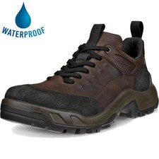 Ecco Offroad Mens Brown Waterproof Walking Hiking Shoes Trainers Size 7-12
