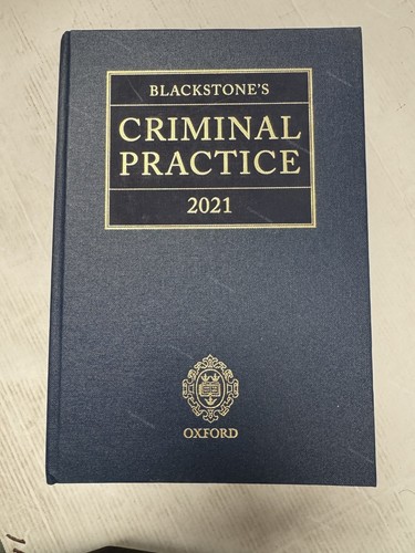 Blackstones criminal practice - blackstones,