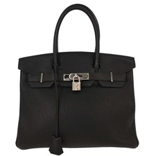 Hermes Black Togo Birkin 30 Handbag 22□F 166575