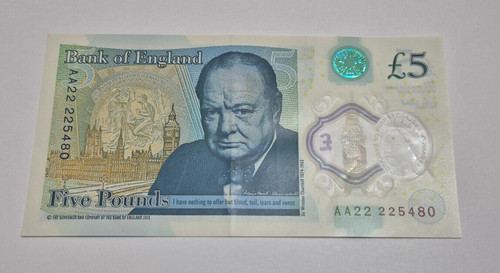 Aa22 pound polymer note - pound,