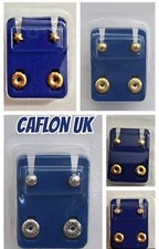 CAFLON Ear piercing studs Heart /Star/Pearl/ Ball /Clear/Claws-2mm,4mm,5mm *NEW*