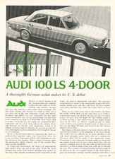 1970 Audi 100LS Road Test