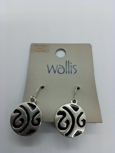 Wallis silver tone earrings - silver,