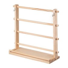 3X(4 Tiers Wooden Ribbon Rack