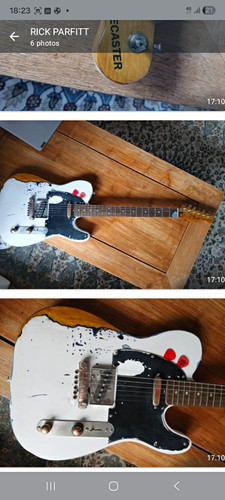 Rick parfitt fender squier - rick, parfitt,fender