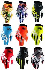 100% iTRACK MOTOCROSS GLOVES ENDURO RACING MTB BMX 100 PERCENT NEW BIKE