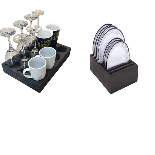 Set foam cup plate - &,