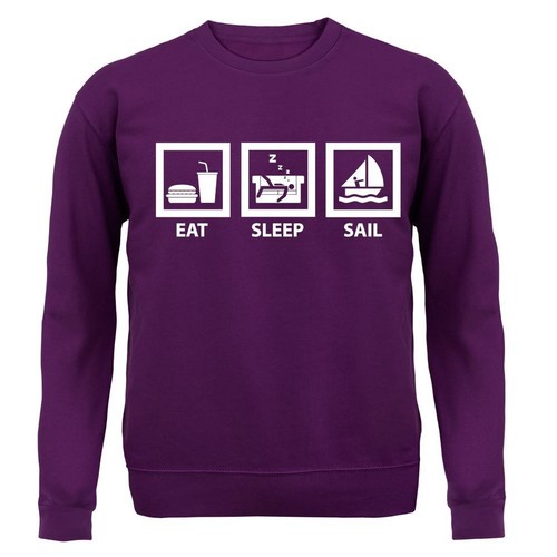 Eat sleep sail - hoodie, /