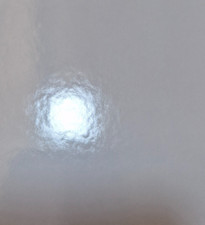 White Glossy replacement cupboard doors. Modern slab shiny melamine kitchen door