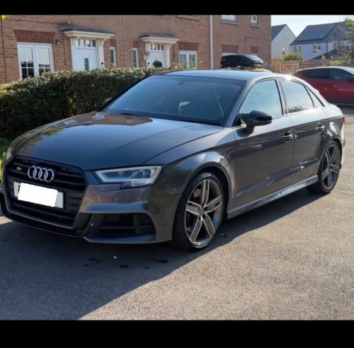 2017 2019 audi black - s3,