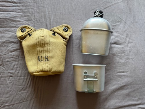 Army canteen cup and cover - canteen,