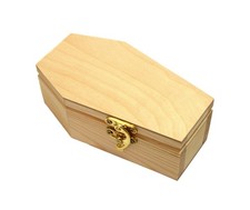 Small beech wood coffin shaped - small,