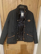 Kingsland Equestrian Boca quilted jacket, new with tags, size S, Dark navy,