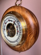 Small round barometer enamel - small,