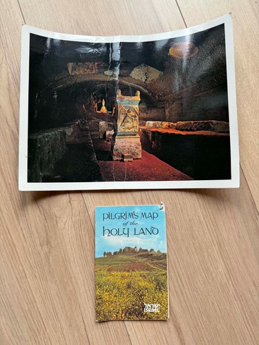 Pilgrim map the holy land - pilgrim's,