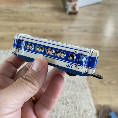 Vintage japanese tin toy train - vintage,