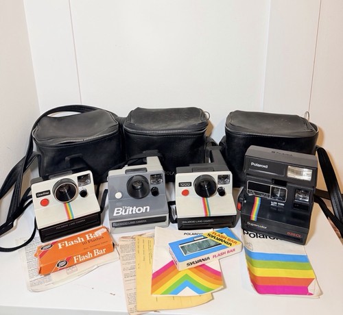 Vintage polaroid instant - vintage,