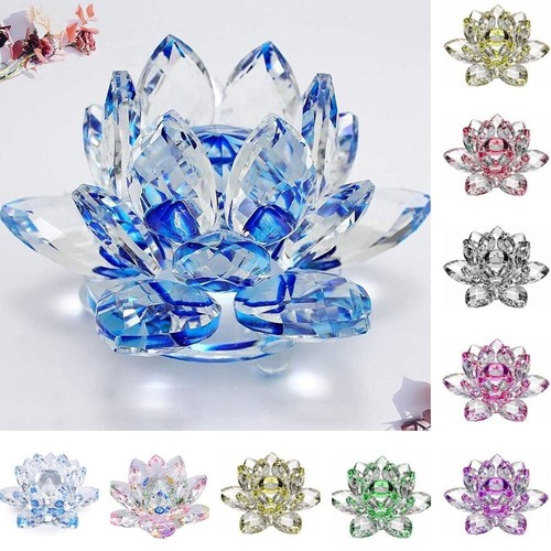 Crystal lotus flower - crystal, ornaments