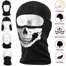 Skull face mask skeleton neck - mask,