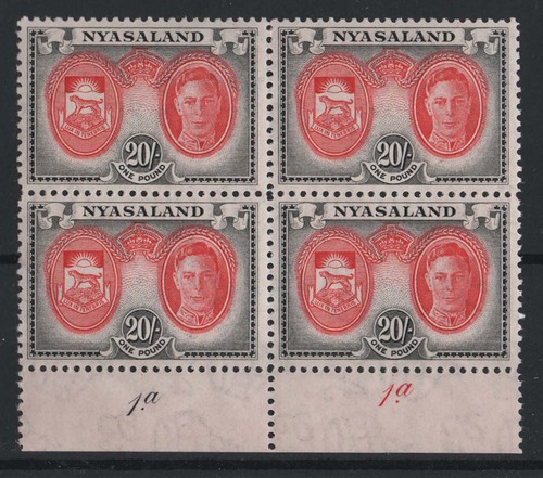 Nyasaland 1945 20s fine - , um