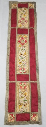 Antique european silk brocade - silk,