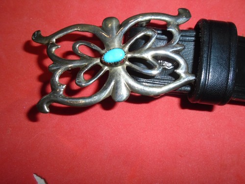 Navajo sand cast silver - sand, belt