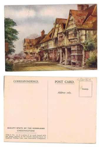 Postcard chiddingstone - postcard,