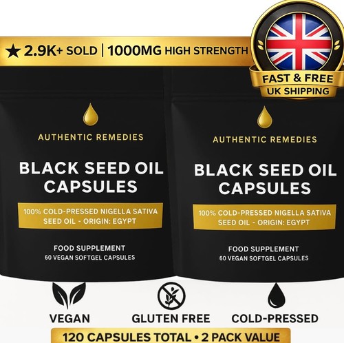 Black seed oil capsules - black,