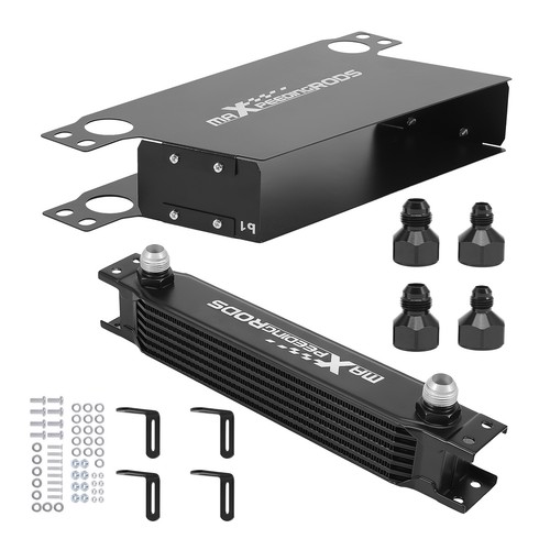 Row oil cooler with - 7-row,
