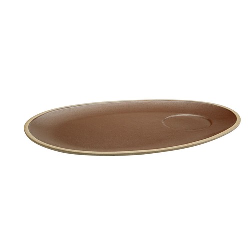 Fairmont main raw oval plate - &,