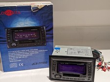 Vintage Longmill Cd & Tape In Car Radio Model jcx- 777dd